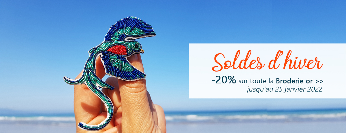 Soldes broderie Or