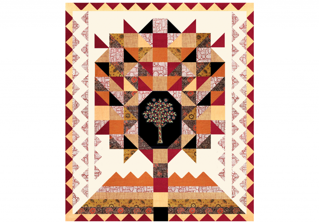Kit de Patchwork Arbre de Vie "automne" | Boutique Patchwork