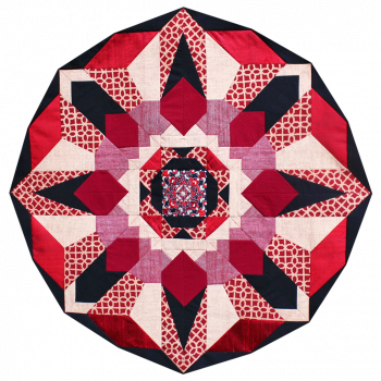 Kit de patchwork Mandala rouge