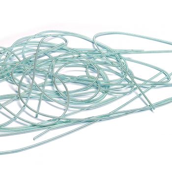 Cannetille lisse mate Bleu pastel