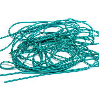 Cannetille lisse mate Turquoise clair