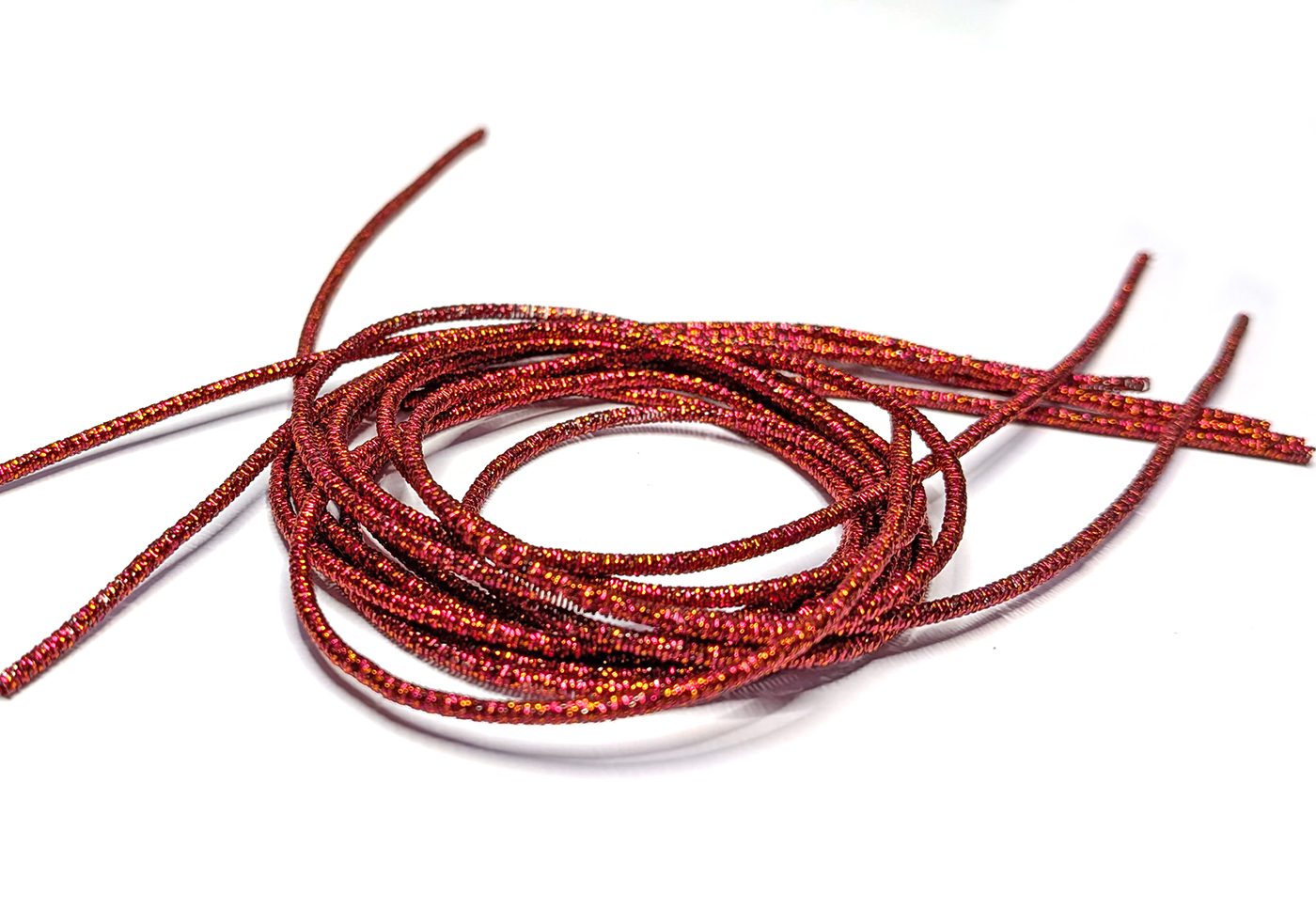 Cannetille scintillante Rouge/Or