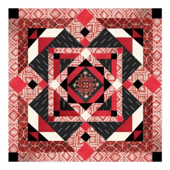 Kit de patchwork KUMA rouge