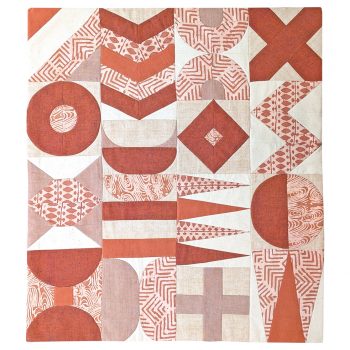Kit du patchwork MOONA terracotta